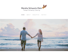 Tablet Screenshot of marshaschwartzklein.com
